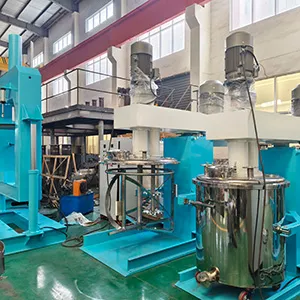 Butterfly double shaft mixer