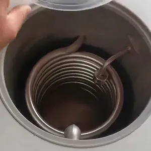 Water or orethylene glycol inlet
