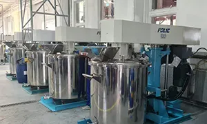Concentric Double Shaft Mixers at Customer Sites