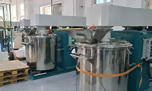 Concentric Double Shaft Mixers at Customer Sites