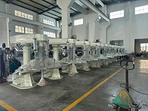 Vacuum Dispersers Ready for Delivery